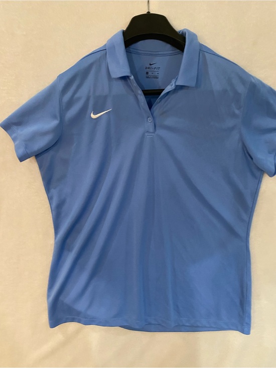 Nike Tops - Nike Light Blue Dri-FIT Performance Golf Polo
